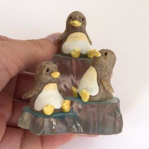 2/$20 Penguin Glacier Figurine Ring Holder